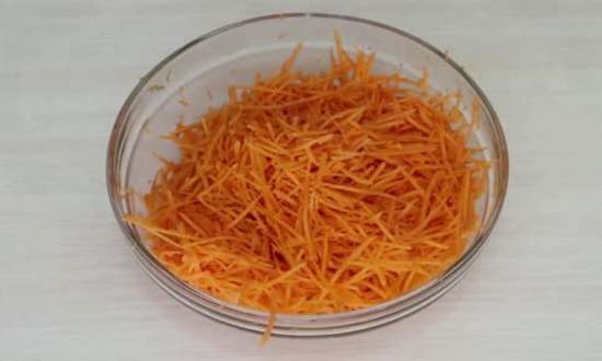 натрем морковь корейской теркой