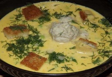 сырный суп с картофелем
